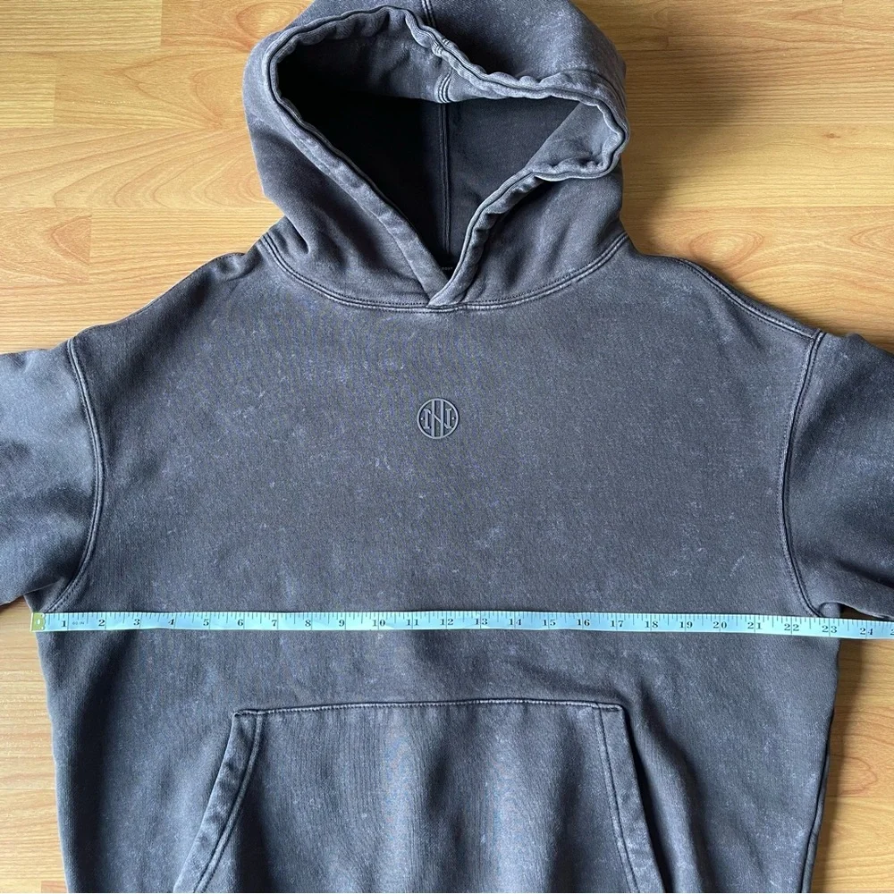 NINTH HALL Women’s Boxy Dark Brown Hoodie Size Small - Picture 6 of 9